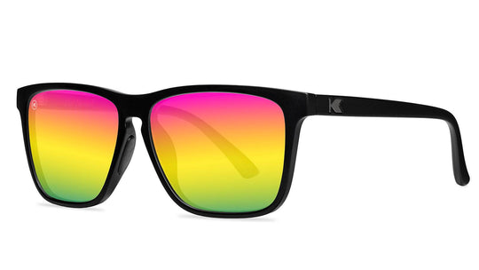 Rainbow on Black Fast Lanes Sport - One Revolver Surfboards