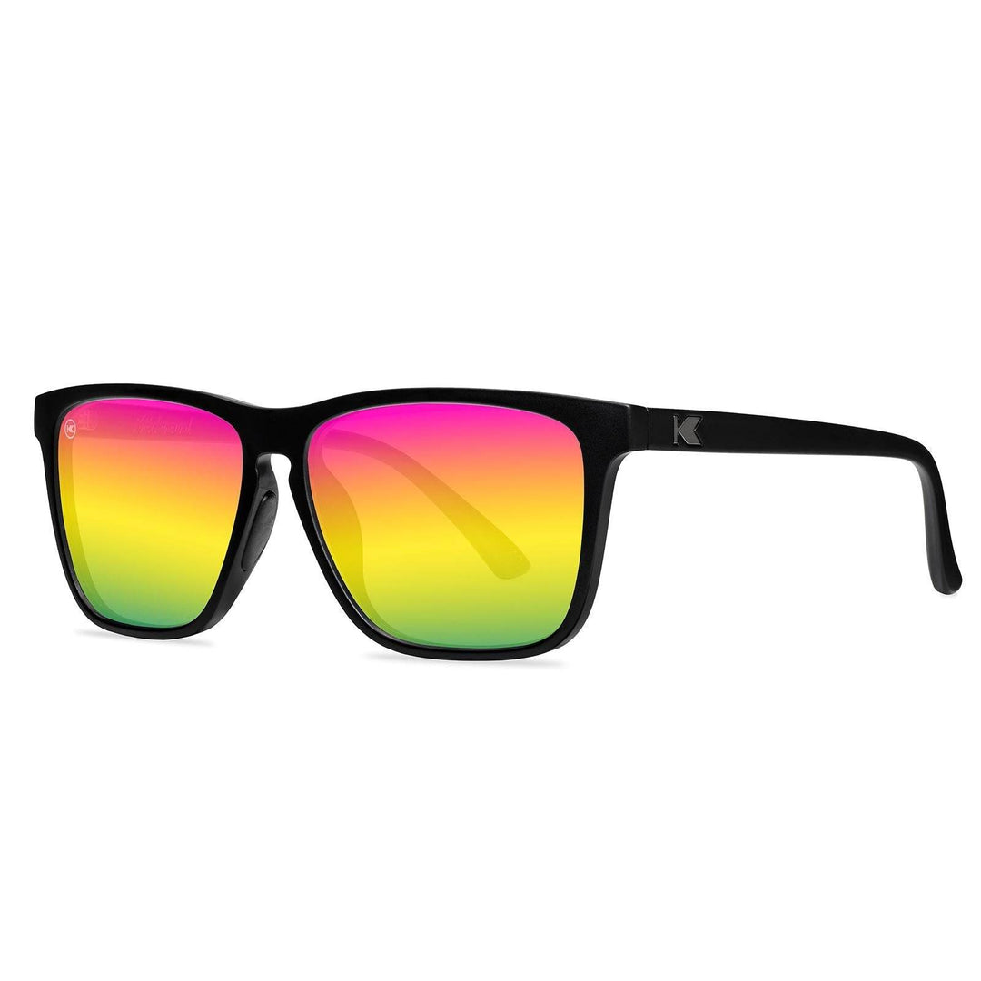 Rainbow on Black Fast Lanes Sport - One Revolver Surfboards