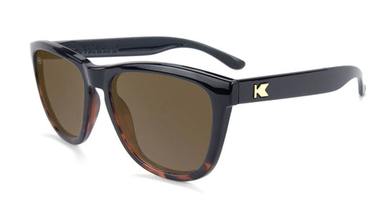 Glossy Black and Tortoise Shell Fade / Amber Premiums - One Revolver Surfboards