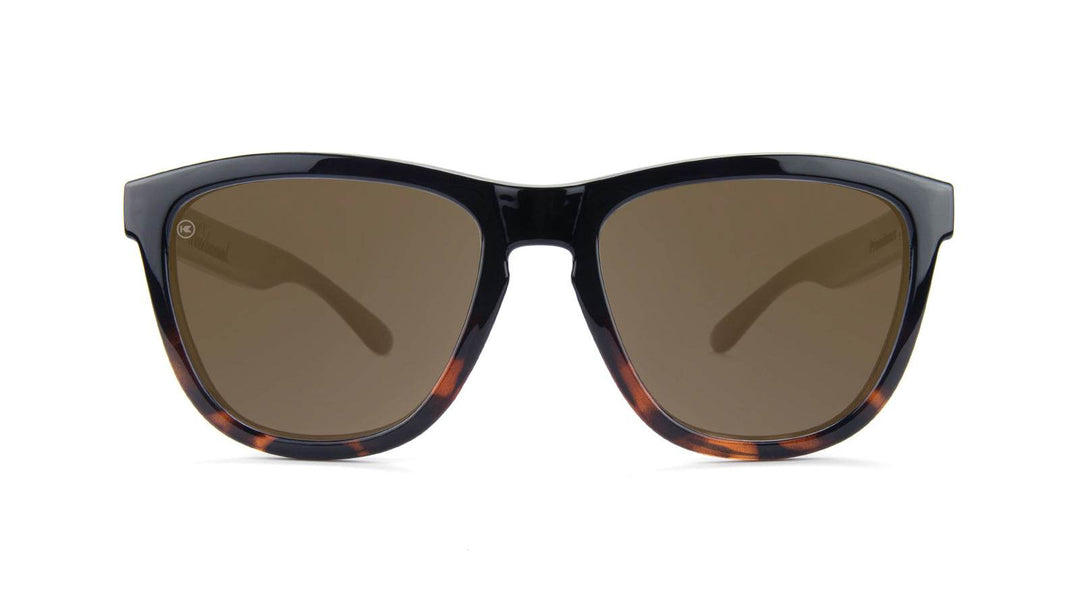 Glossy Black and Tortoise Shell Fade / Amber Premiums - One Revolver Surfboards