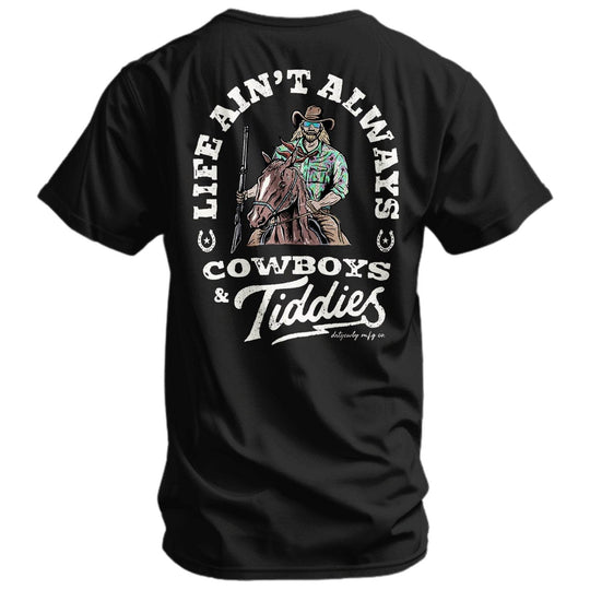 Life Ain't Always Cowboy's and Titties Men's T-Shirt - One Revolver Surfboards