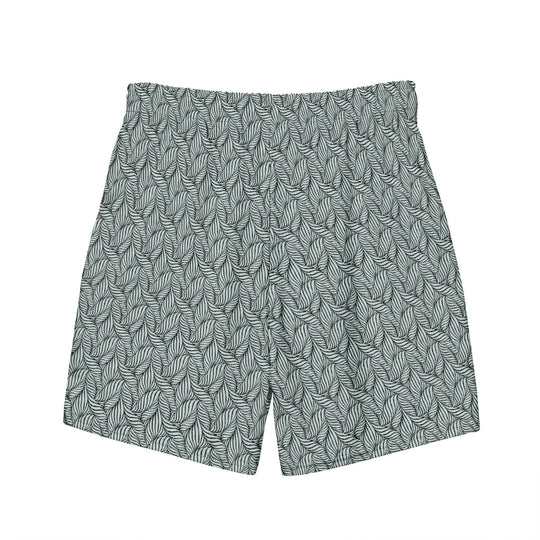 Men's Eco Grey Palm Swim Trunks - One Revolver Surfboards