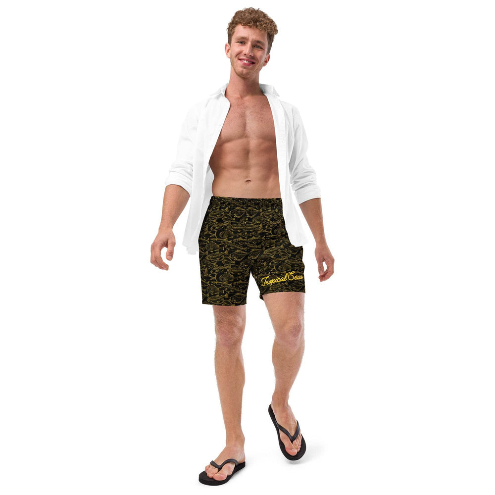 Men's Eco Sea of Gold Riches Swim Trunks - Swimwear - One Revolver Surfboards