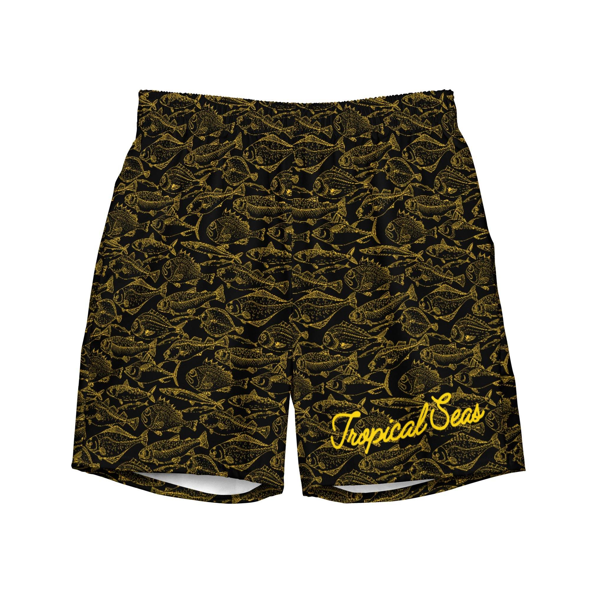 Men's Eco Sea of Gold Riches Swim Trunks - One Revolver Surfboards