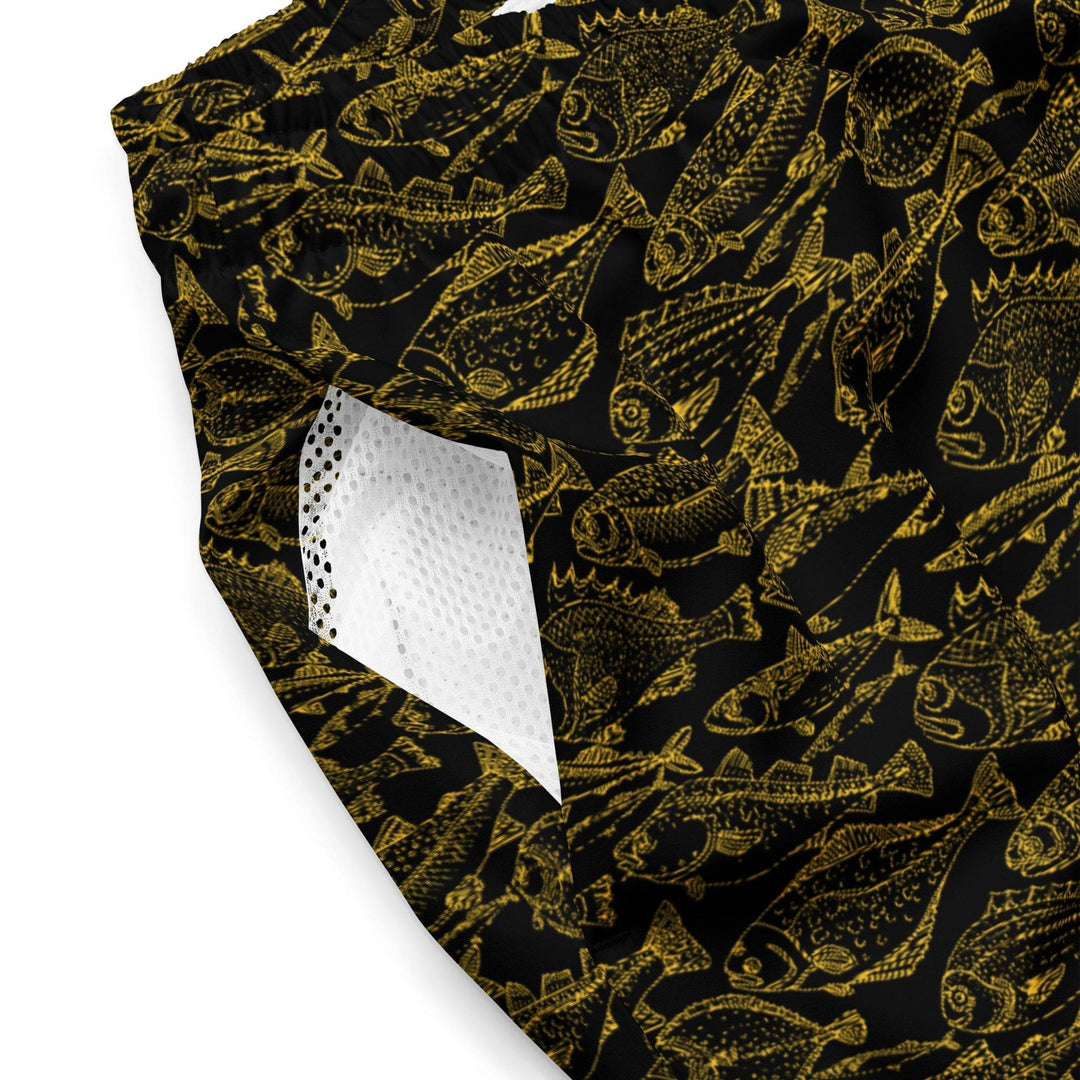 Men's Eco Sea of Gold Riches Swim Trunks - One Revolver Surfboards