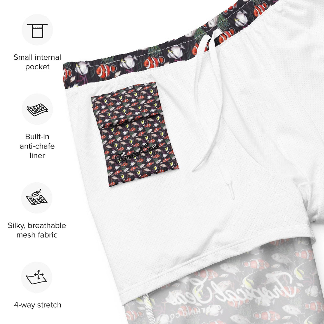 Men's Eco Murky Reef Swim Trunks - One Revolver Surfboards