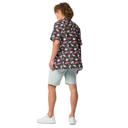 Murky Reef Tropical Saltwater Fish Hawaiian Shirt - One Revolver Surfboards