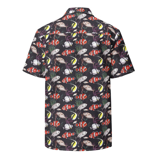 Murky Reef Tropical Saltwater Fish Hawaiian Shirt - One Revolver Surfboards