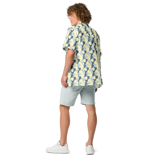 Tropical Swirl Button Down Hawaiian Shirt - One Revolver Surfboards