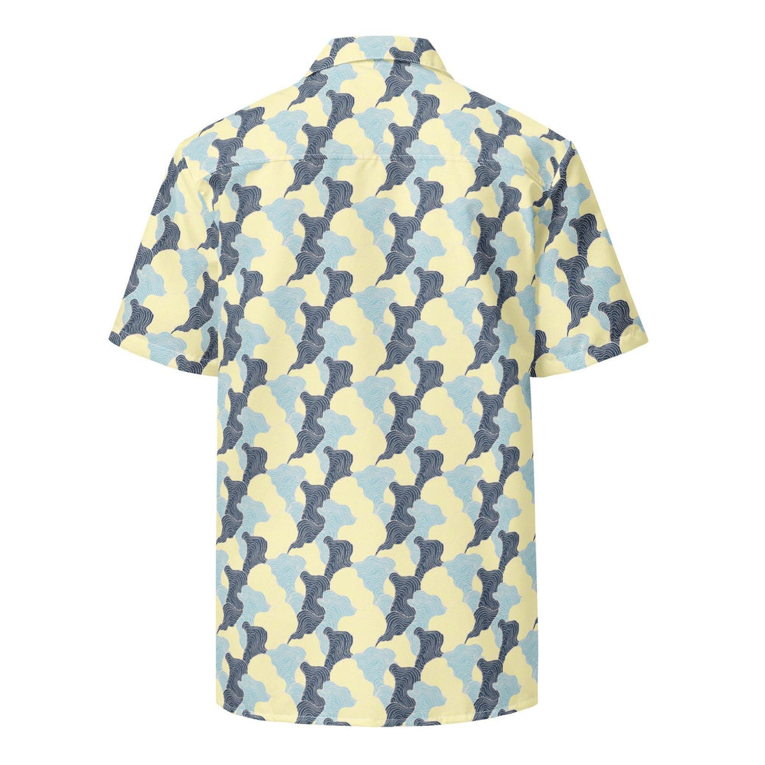 Tropical Swirl Button Down Hawaiian Shirt - One Revolver Surfboards