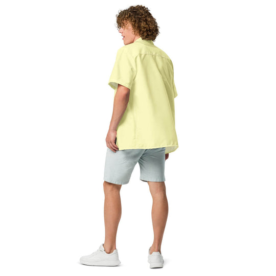 Labelless Butter Yellow Button Down Camp Shirt - One Revolver Surfboards