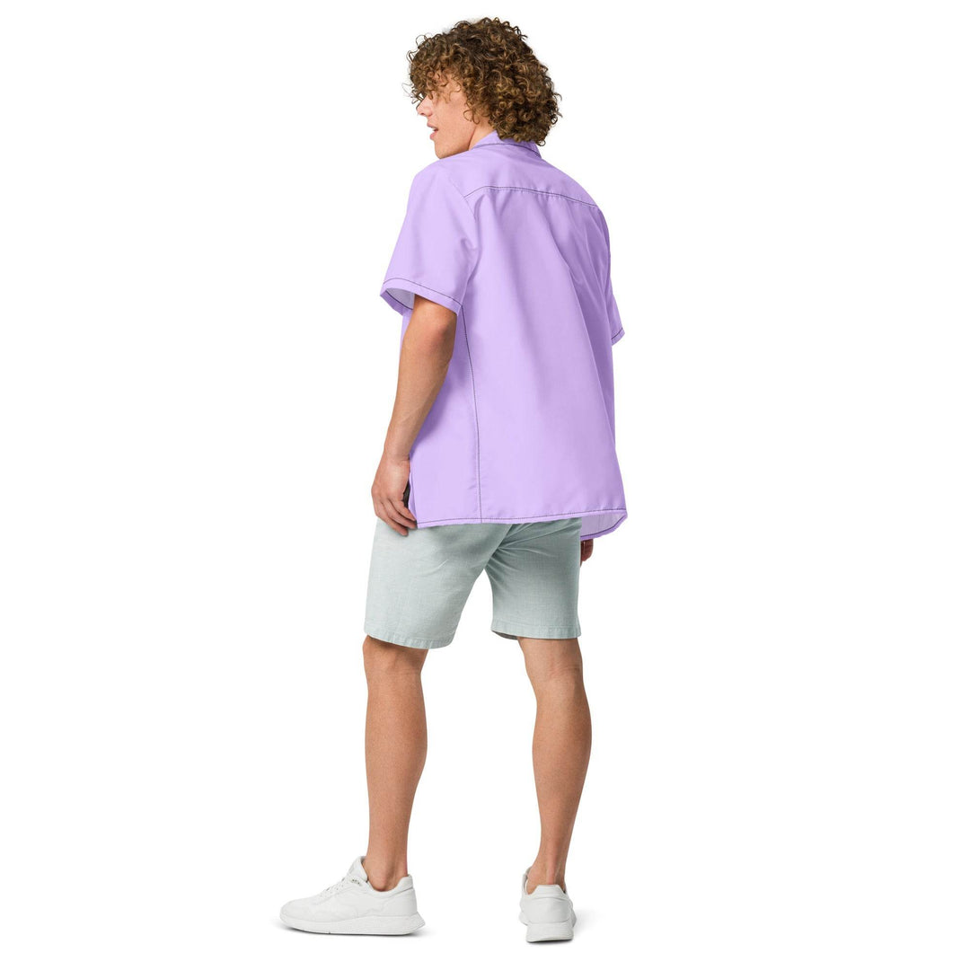Labelless Deep Purple Button Down Camp Shirt - One Revolver Surfboards