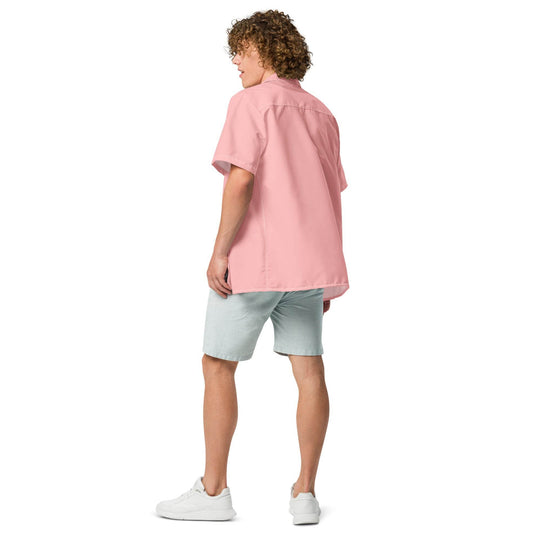 Labelless Coral Pink Button Down Camp Shirt - One Revolver Surfboards