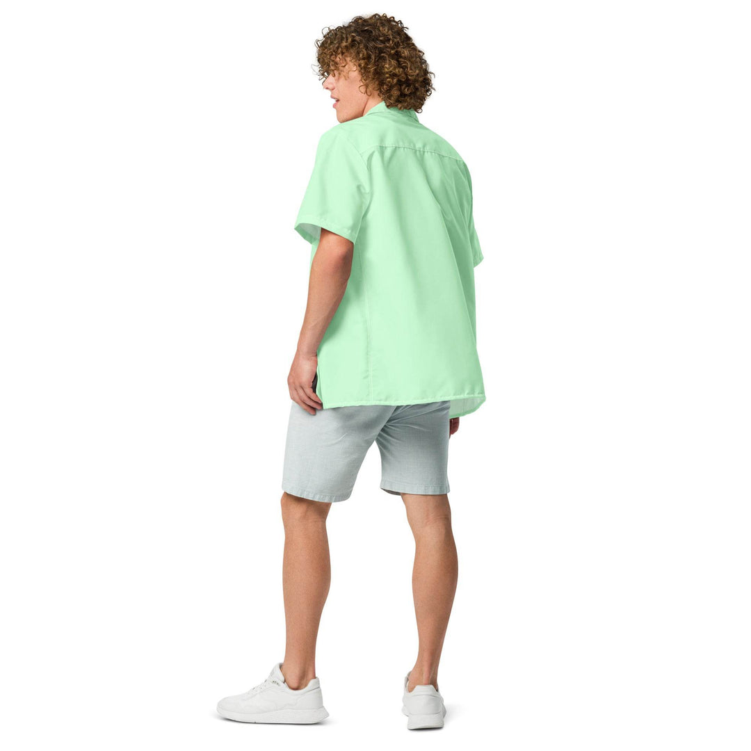 Labelless Mint Green Button Down Camp Shirt - One Revolver Surfboards