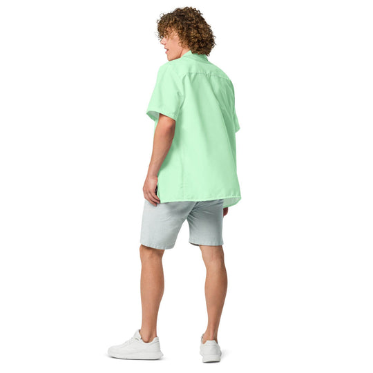 Labelless Mint Green Button Down Camp Shirt - One Revolver Surfboards