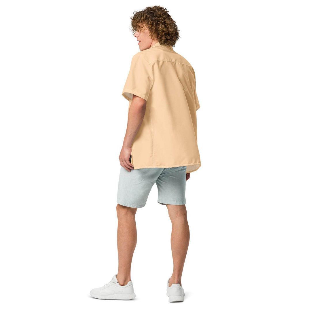 Labelless Clownfish Orange Button Down Camp Shirt - One Revolver Surfboards