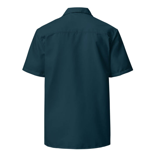 Labelless Dark Seas Blue Button Down Camp Shirt - One Revolver Surfboards