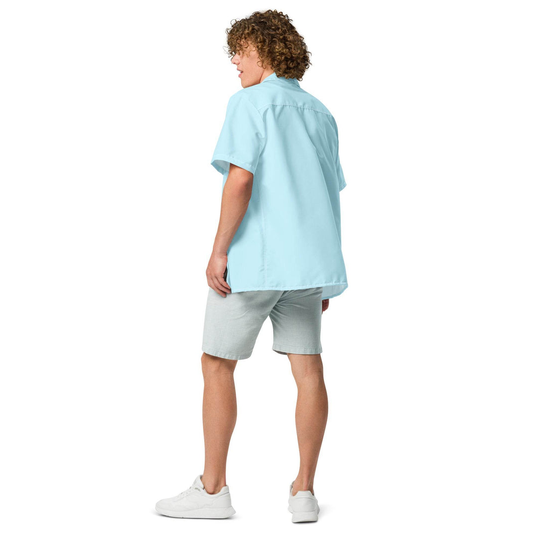 Labelless Bahama Water Blue Button Down Camp Shirt - One Revolver Surfboards