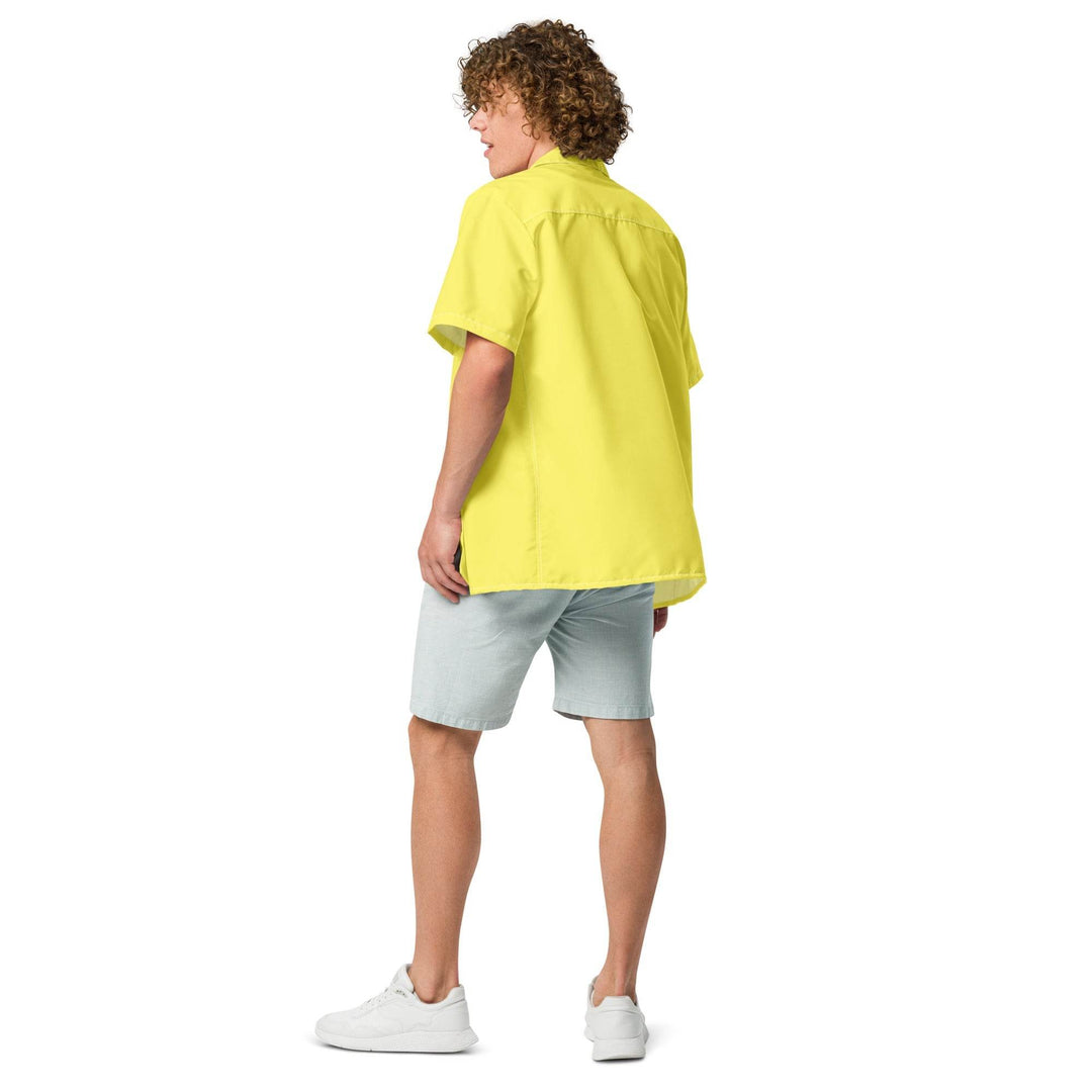 Labelless Banana Yellow Button Down Camp Shirt - One Revolver Surfboards