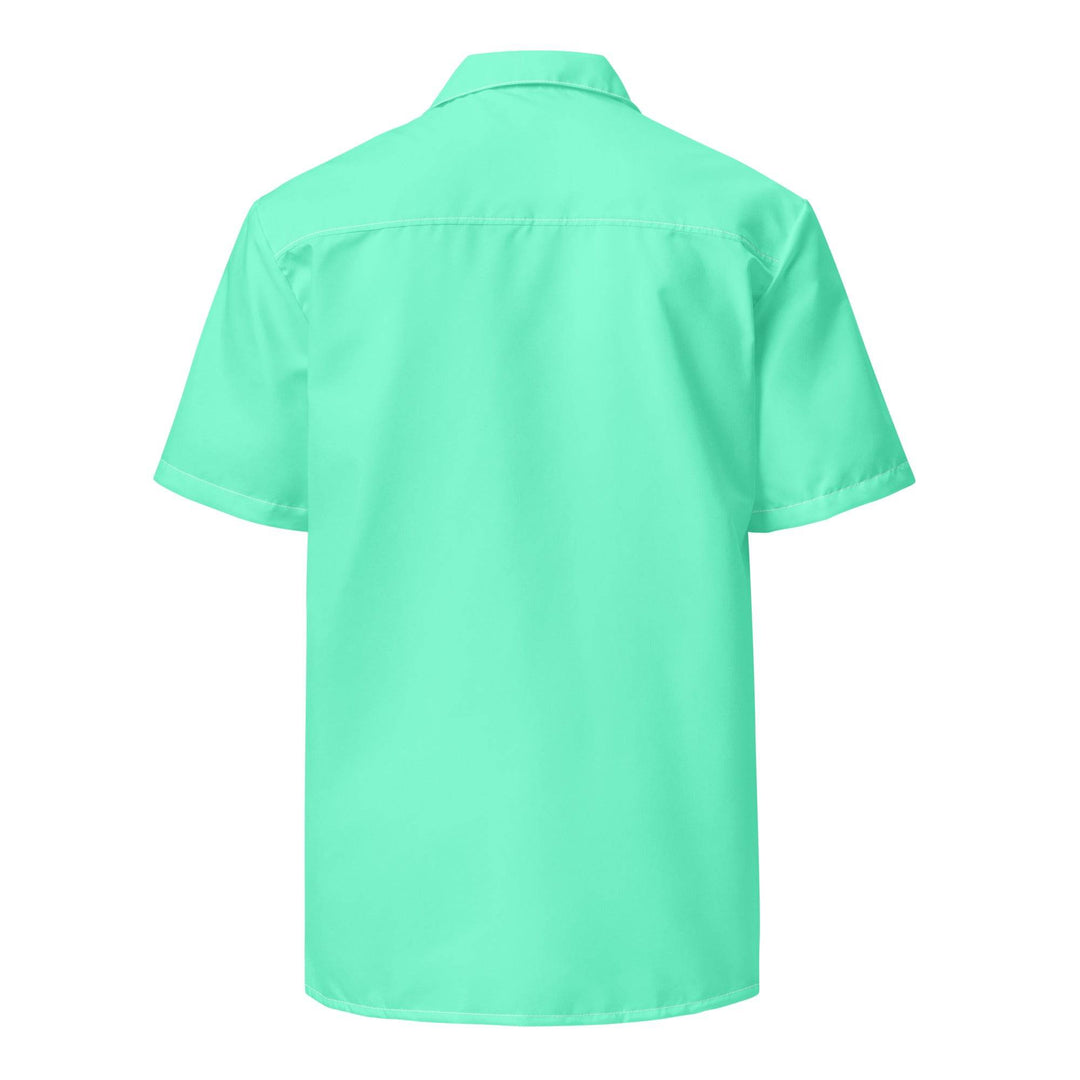 Labelless Aqua Sky Button Down Camp Shirt - One Revolver Surfboards