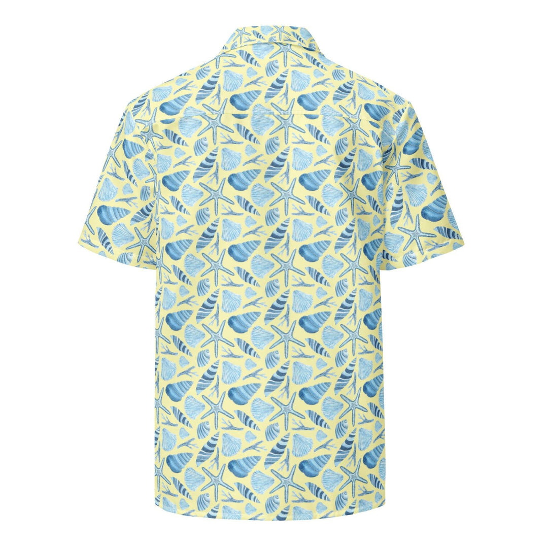 Sunny Shell Button Down Hawaiian Shirt - One Revolver Surfboards