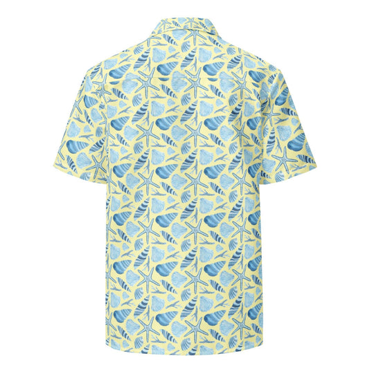 Sunny Shell Button Down Hawaiian Shirt - One Revolver Surfboards