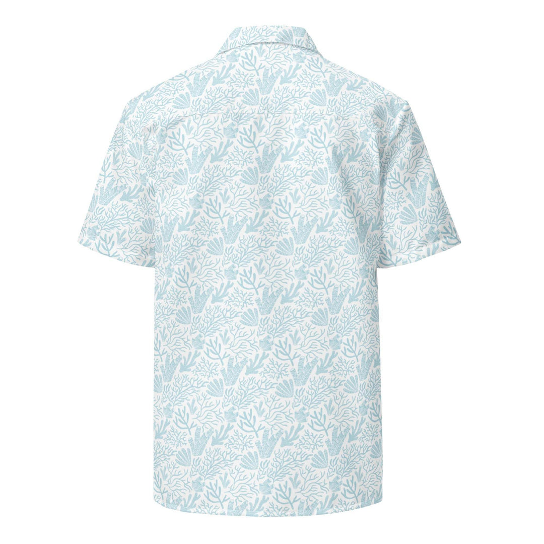 Men’s Coral Reef Resort Button Down Shirt | Sustainable Hawaiian Beachwear - Hawaiian Shirts - One Revolver Surfboards