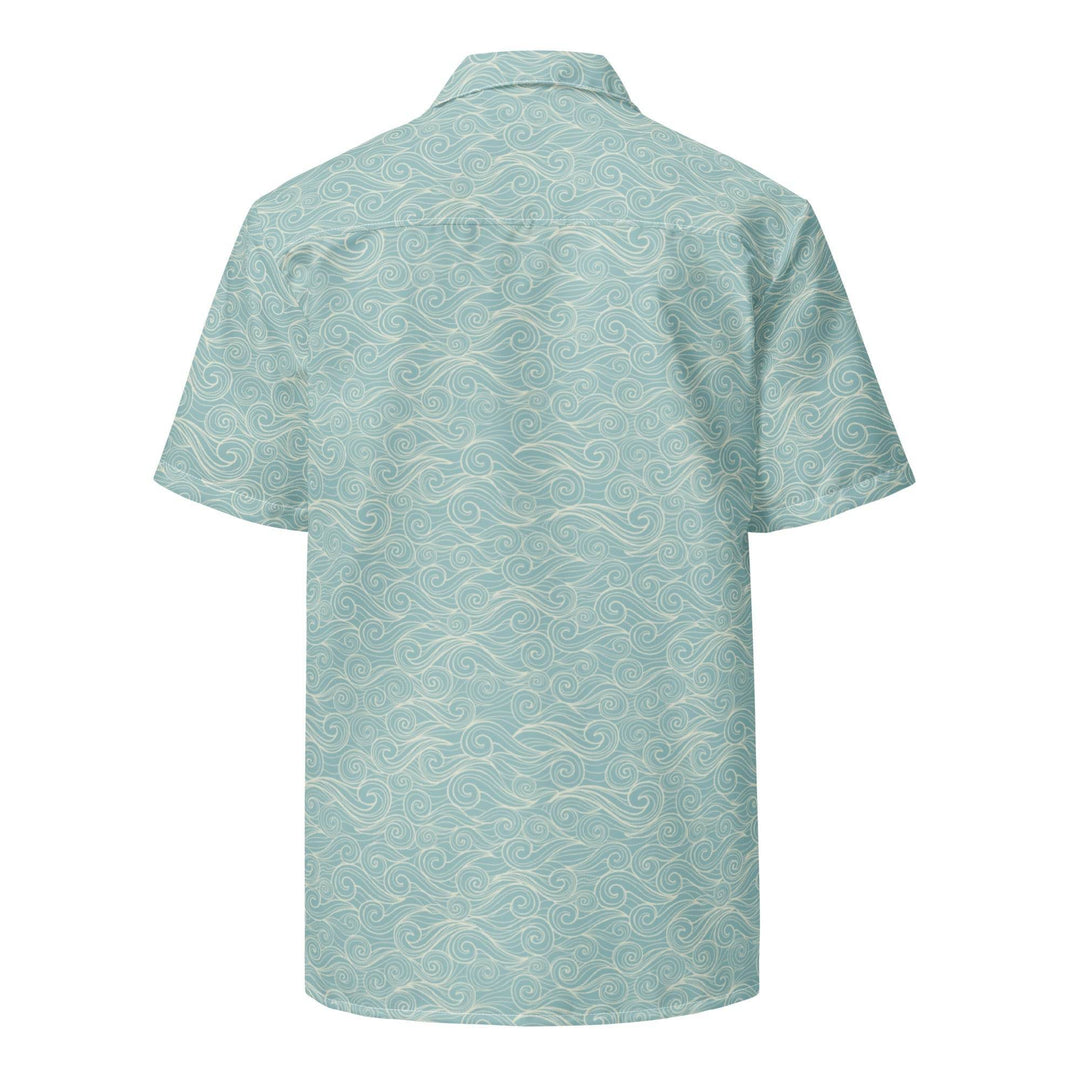 Salty Swirls Button Down Hawaiian Shirt - One Revolver Surfboards