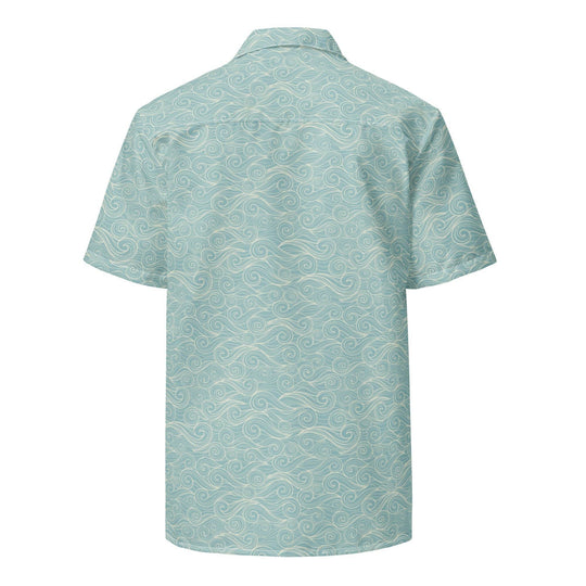 Salty Swirls Button Down Hawaiian Shirt - One Revolver Surfboards