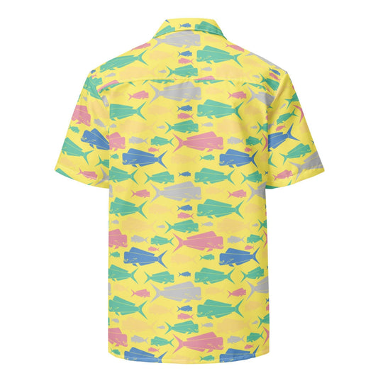 Dorado Fish Island Button Down Hawaiian Shirt - One Revolver Surfboards