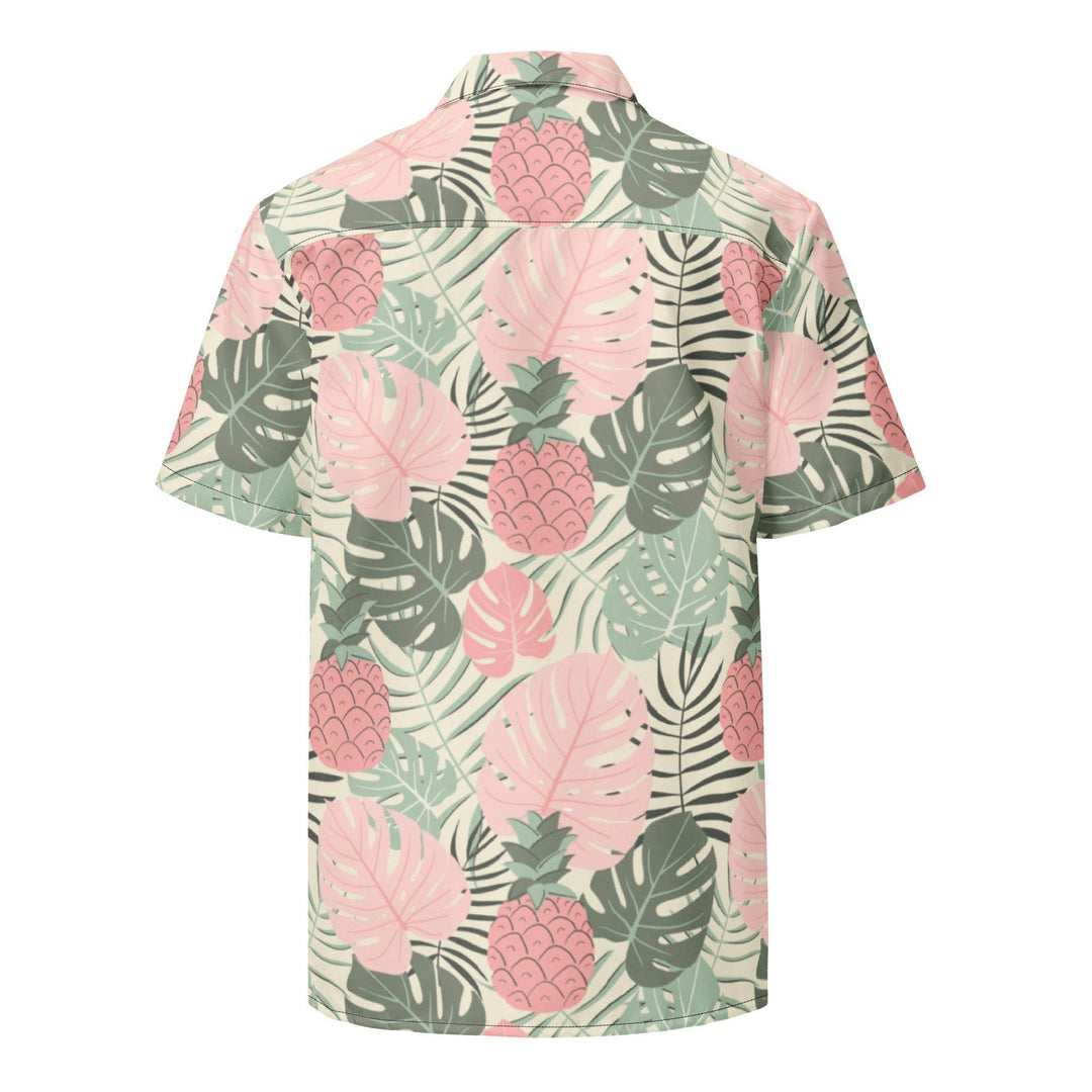 Pineapple Paradise Button Down Hawaiian Shirt - One Revolver Surfboards