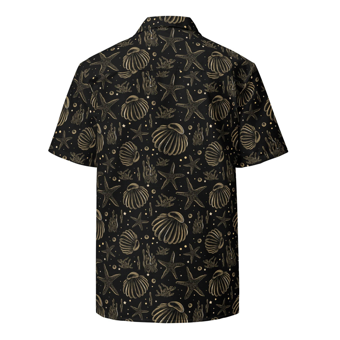 Golden Shore Button Down Hawaiian Shirt - One Revolver Surfboards
