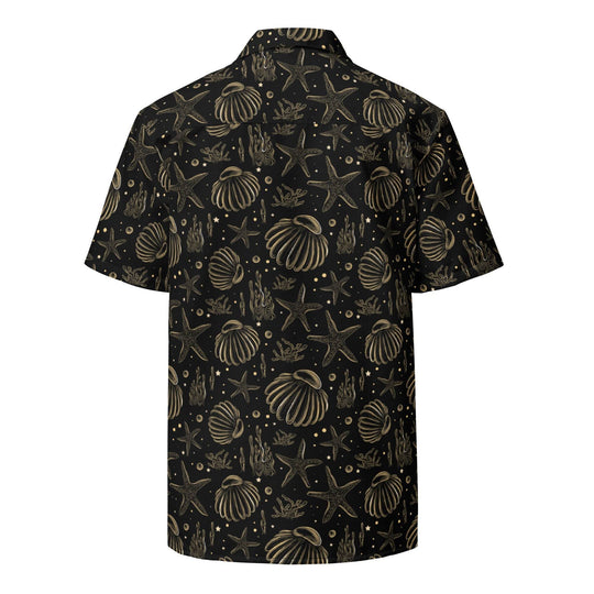 Golden Shore Button Down Hawaiian Shirt - One Revolver Surfboards