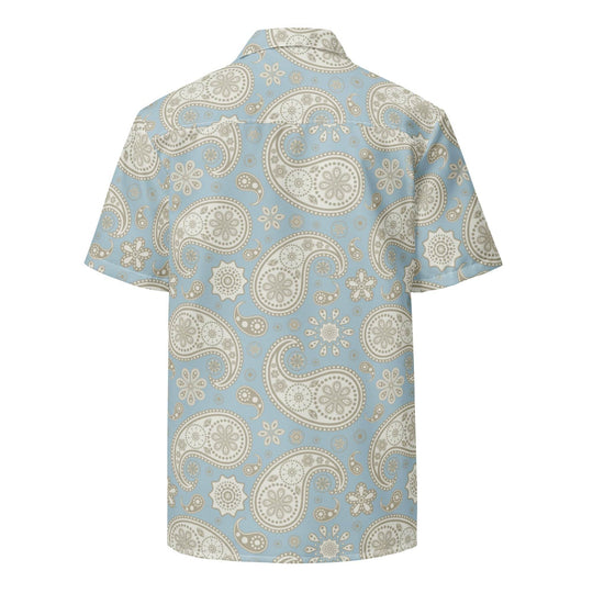 Exclusive Paisley Yacht Club Performance Button Down Camp Shirt - One Revolver Surfboards