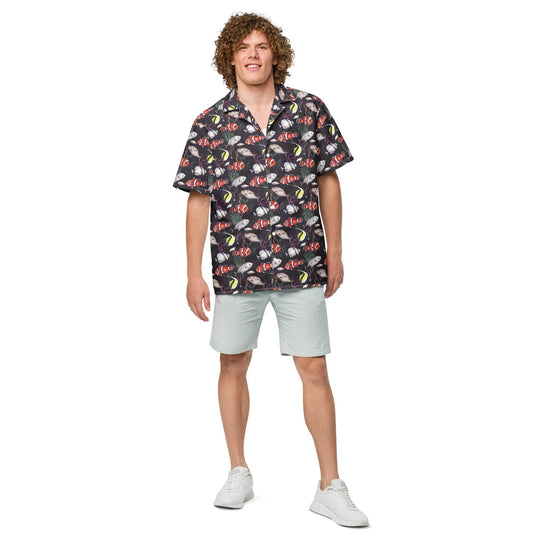 Murky Reef Tropical Saltwater Fish Hawaiian Shirt - One Revolver Surfboards