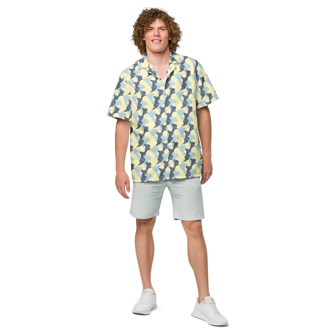 Tropical Swirl Button Down Hawaiian Shirt - One Revolver Surfboards