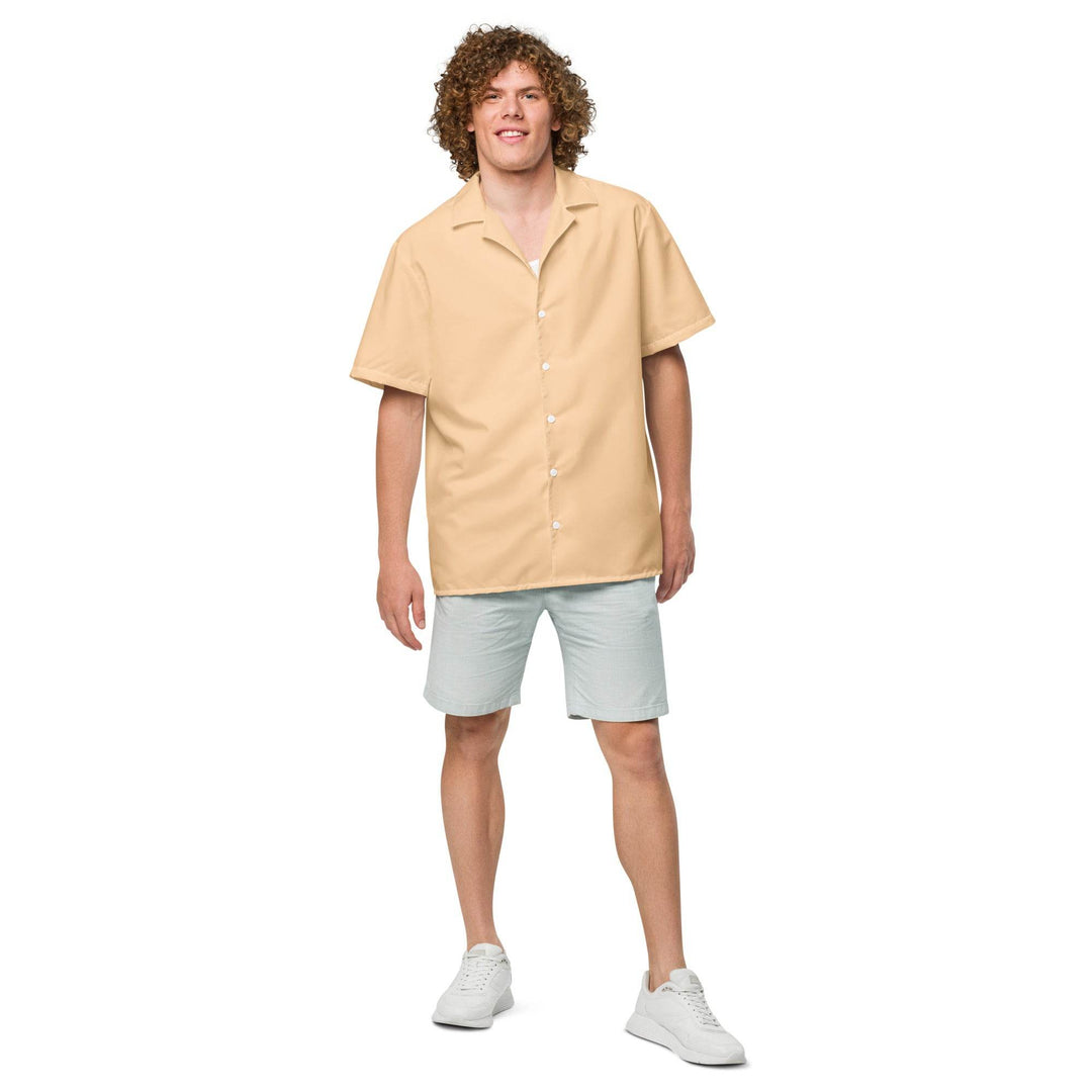 Labelless Clownfish Orange Button Down Camp Shirt - One Revolver Surfboards