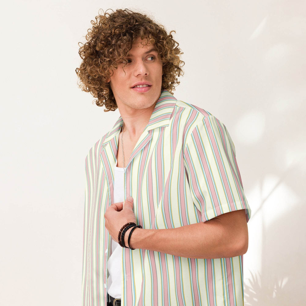 Old Money Beach Club Luxury Performance button shirt - One Revolver Surfboards