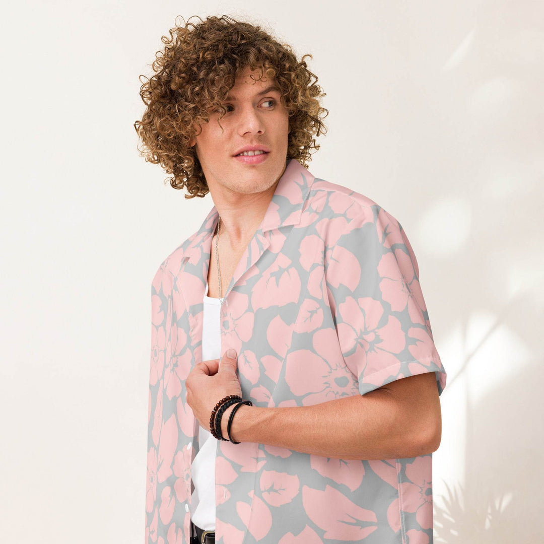 Magma Floral button down Hawaiian shirt - One Revolver Surfboards