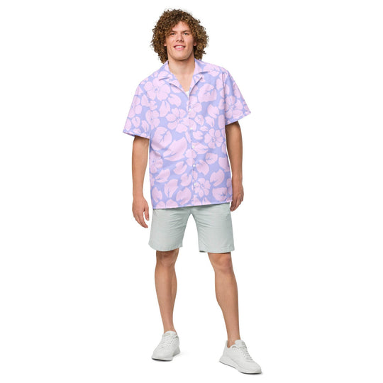 Tropical Purple Jungle Sunset Hawaiian Shirt - One Revolver Surfboards