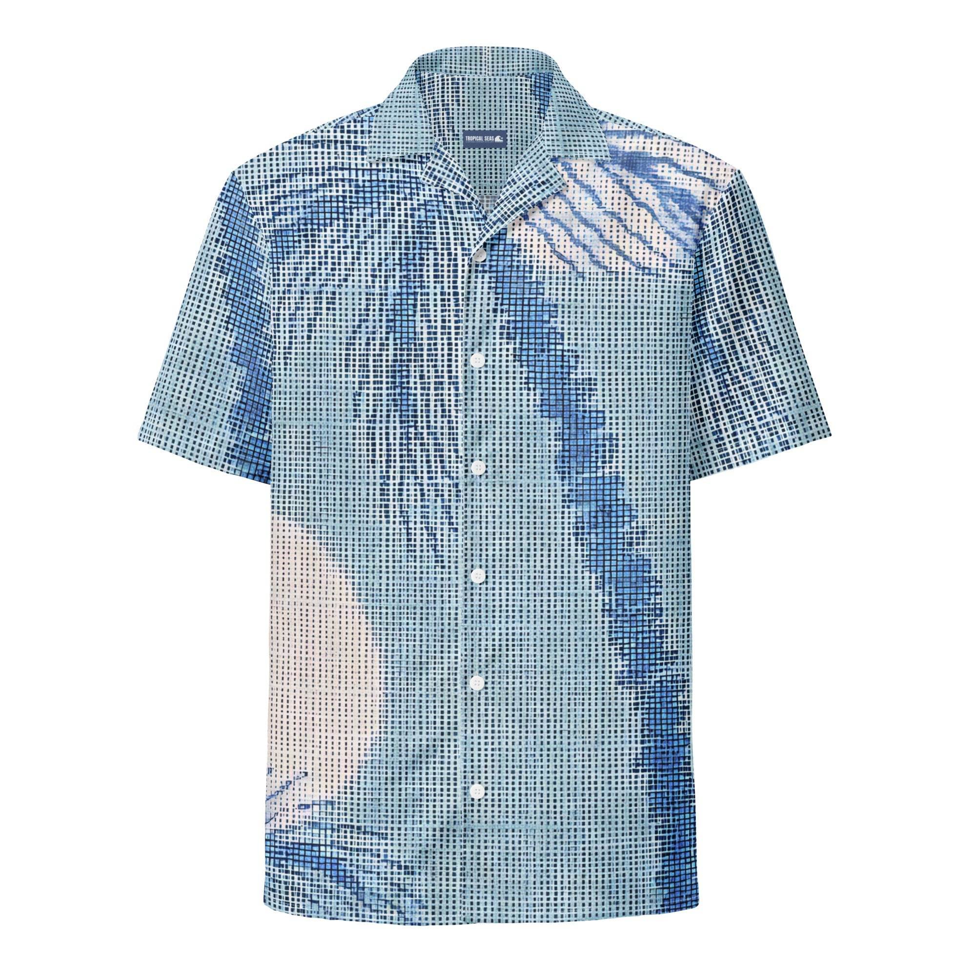 Dark Tide Breeze Hawaiian Shirt – Moisture-Wicking UPF50+ Summer Button Down - One Revolver Surfboards