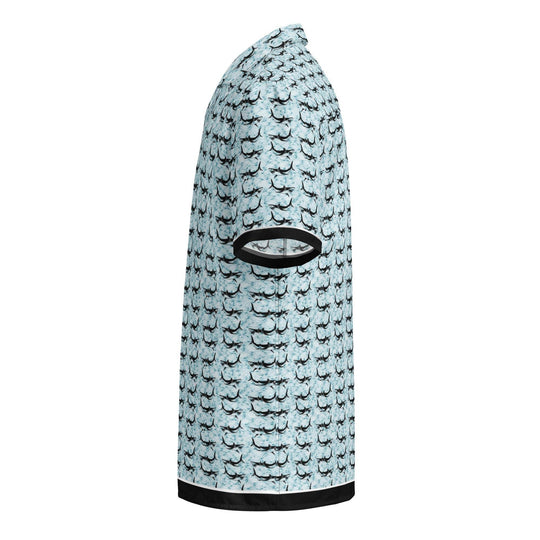 Shark Frenzy Button Down Hawaiian Shirt - One Revolver Surfboards