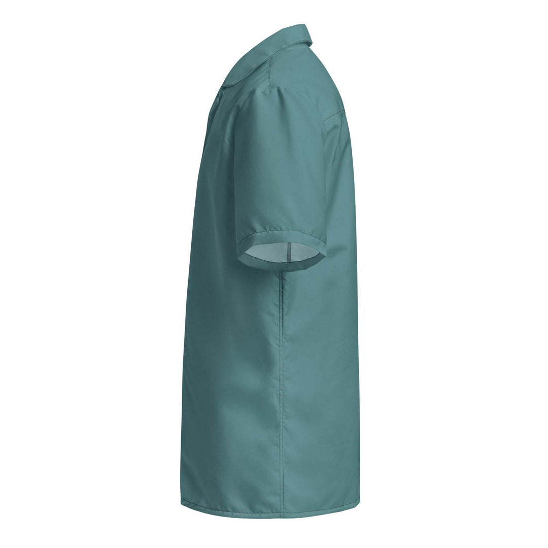 Labelless Ocean Green Button Down Camp Shirt - One Revolver Surfboards