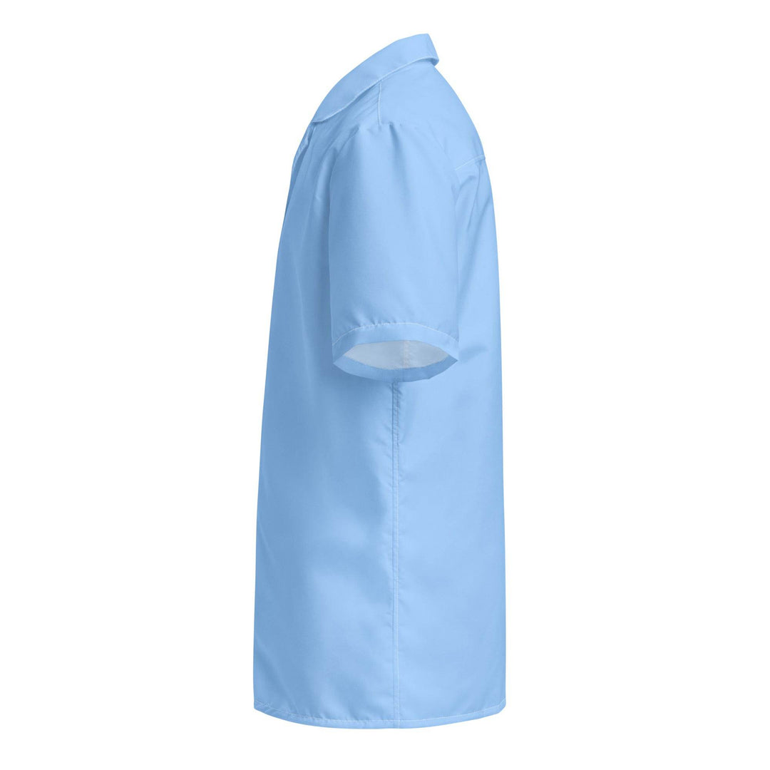 Labelless Island Sky Blue Button Down Camp Shirt - One Revolver Surfboards