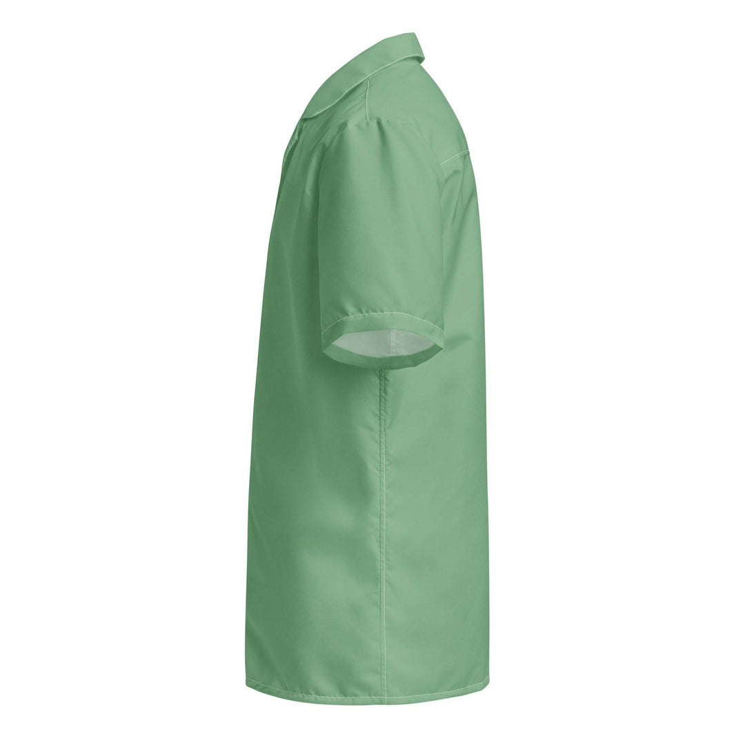 Labelless Palm Green Button Down Camp Shirt - One Revolver Surfboards