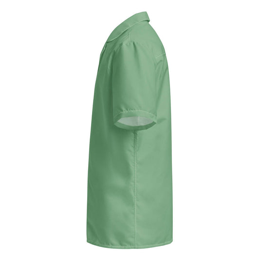 Labelless Palm Green Button Down Camp Shirt - One Revolver Surfboards