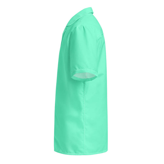Labelless Aqua Sky Button Down Camp Shirt - One Revolver Surfboards