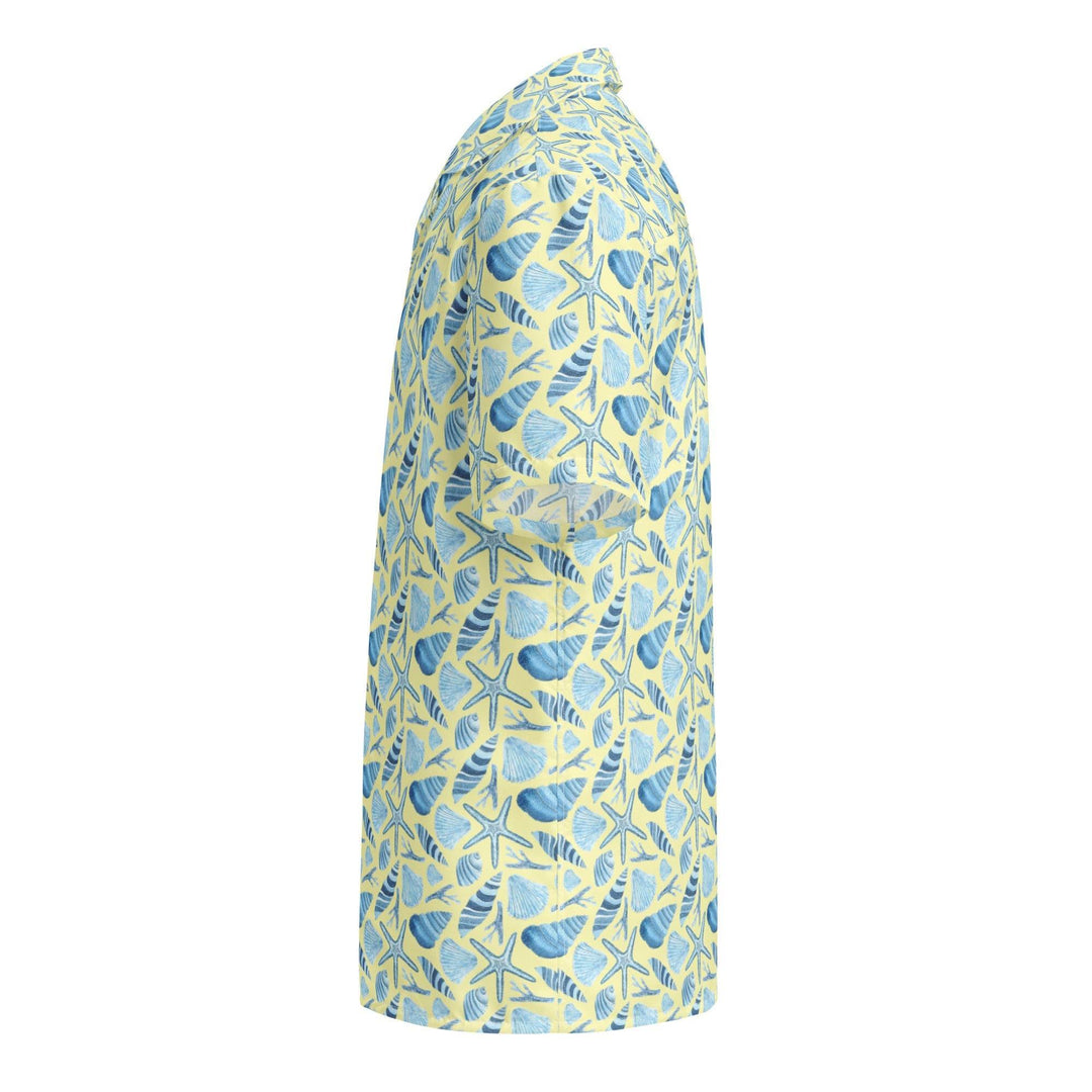 Sunny Shell Button Down Hawaiian Shirt - Hawaiian Shirts - One Revolver Surfboards