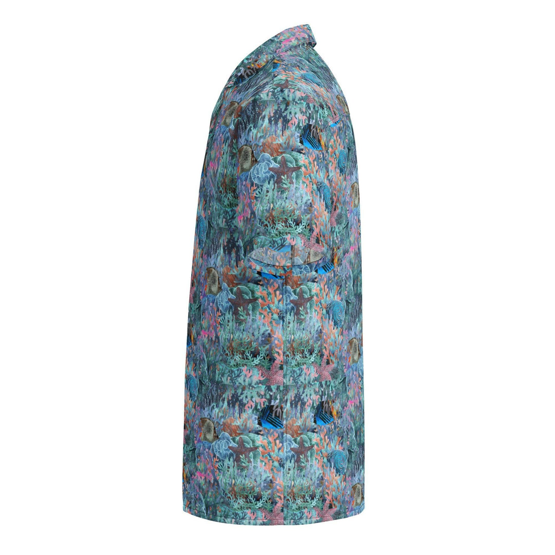 Marine Life Party Button Down Hawaiian Shirt - One Revolver Surfboards