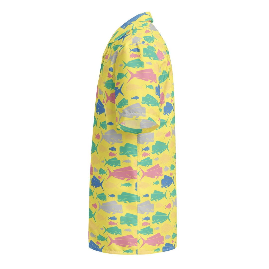 Dorado Fish Island Button Down Hawaiian Shirt - One Revolver Surfboards